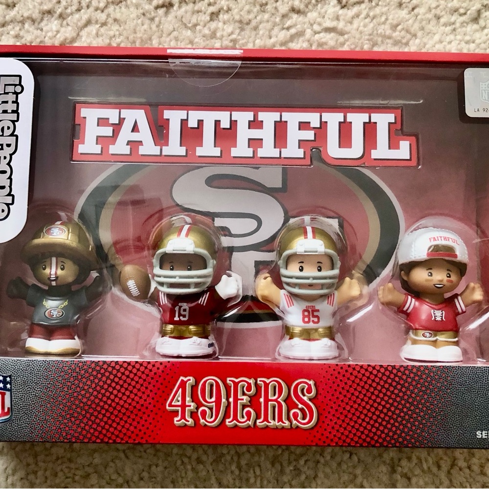 Fisher Price NFL San Fransisco 49ers Little People Collector Figure Set